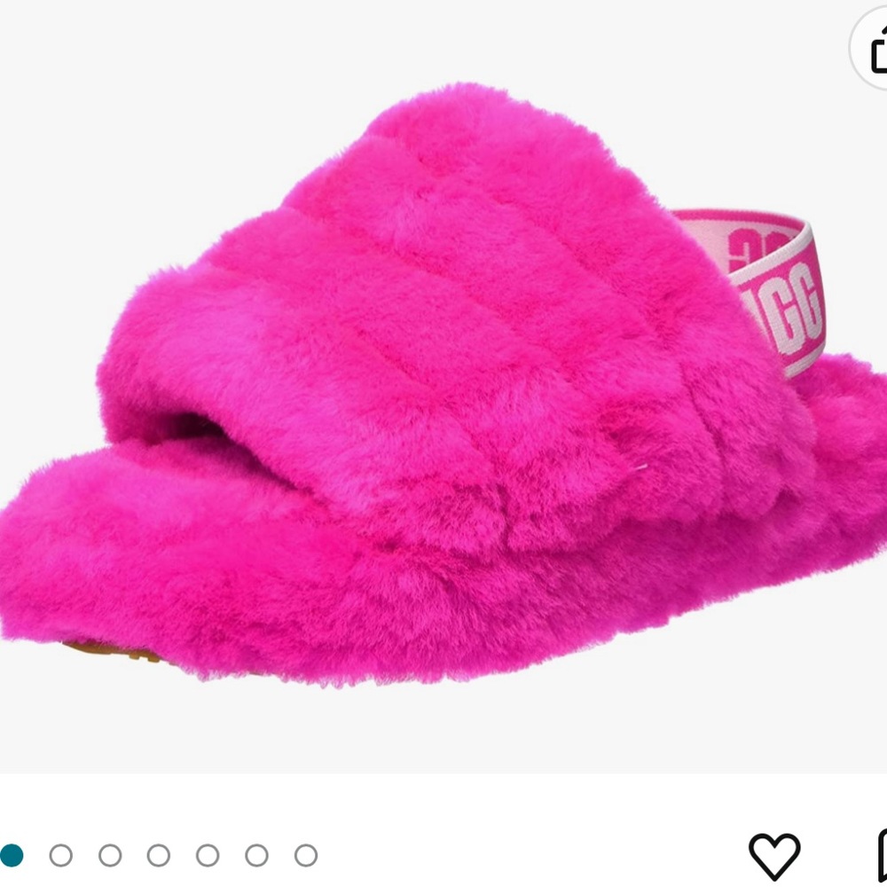 UGG FLUFF YEAH SLIDE SLIPPER SIZE 6
